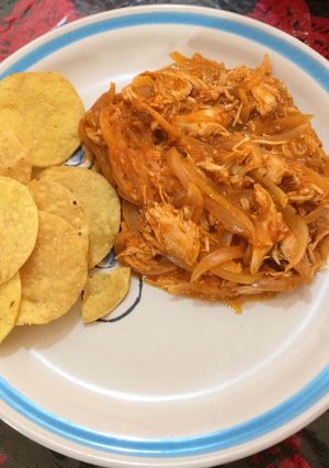 Una foto de Tinga de pollo