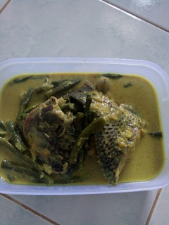 Foto resep Gulai ikan nila/mujair dan kacang panjang magicom