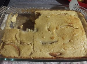 Una foto de Torta de manzana y pera