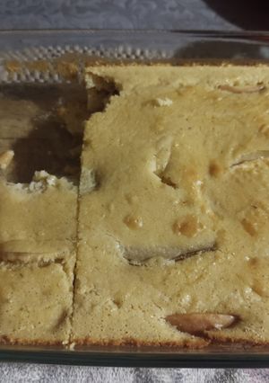 Una foto de Torta de manzana y pera