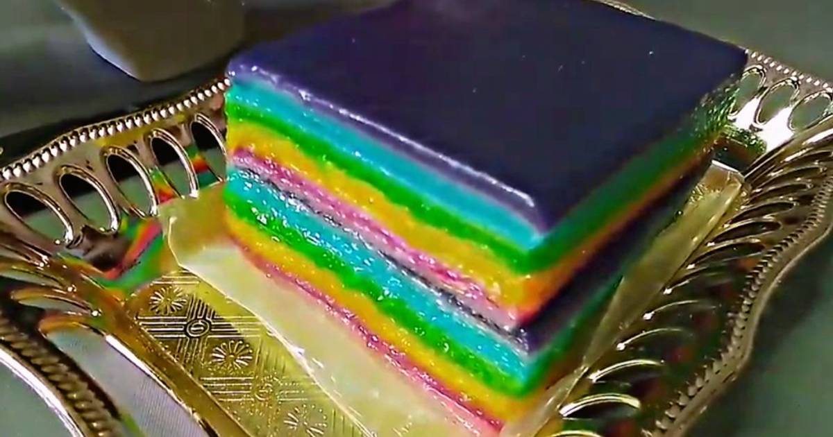 278 Resep Lapis Tapioka Rainbow Enak Dan Mudah - Cookpad