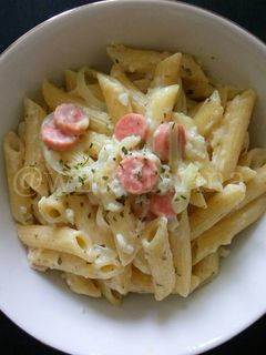 Foto resep Pasta penne saus carbonara