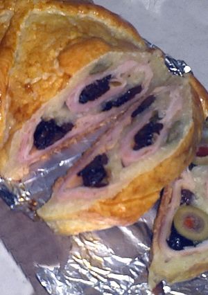 Una foto de Pan de Jamón de yuca- mandioca