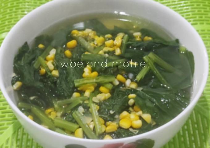 Resep Sayur Bening Sawi Hijau Jagung Manis Oleh Moms Woeland Cookpad