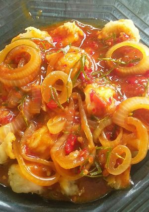 Foto resep Cumi saos padang