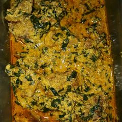 A picture of Egusi soup.