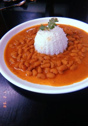 A picture of Rajma Rice.