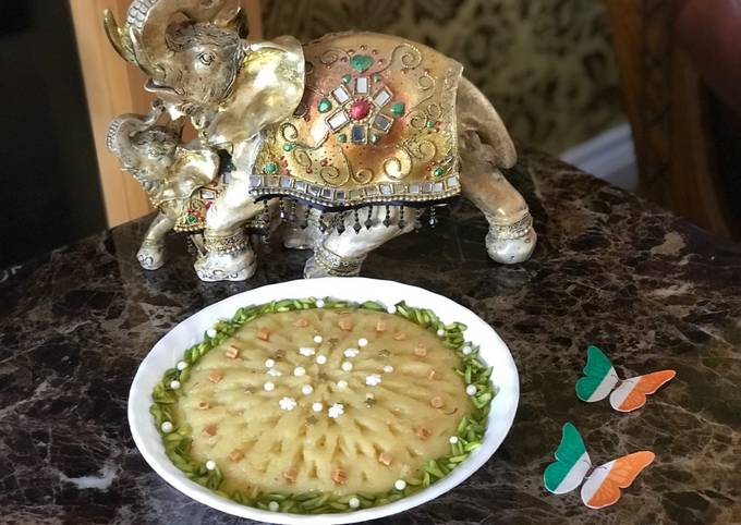 Coconut and semolina halwa #Ramadan Series  # Post 8  # Recipe Contest  # Eid Dessert