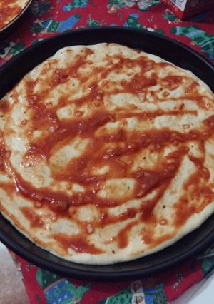 Una foto de Pizza casera