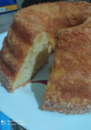 Una foto de Torta caramelizada de naranja y manzana 2.2.2.2