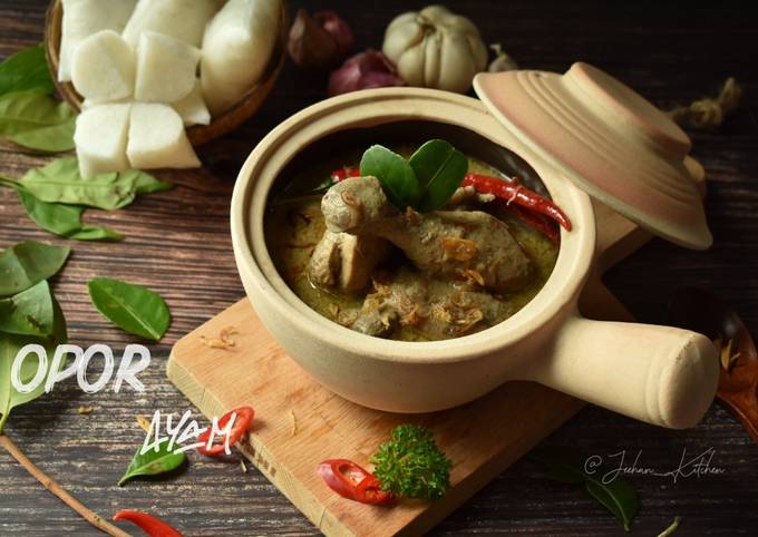 Resipi OPOR Ayam (Juadah Raya) oleh KUZUKA by Jeehan - Cookpad