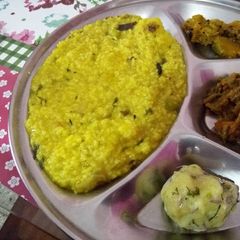 A picture of Happy makar sankranti...bihu to all of UToday's DinnerKhichri.
