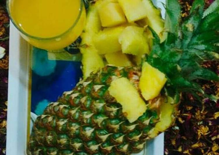 Steps to Prepare Favorite Pineapple juice