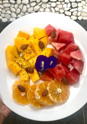 Foto resep Healthy Diet Food: Mangga semangka jeruk