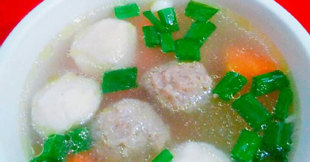 Resep Sayur Sop Bakso Ikan Bakso Sapi Oleh Maria Crishtabella Cookpad