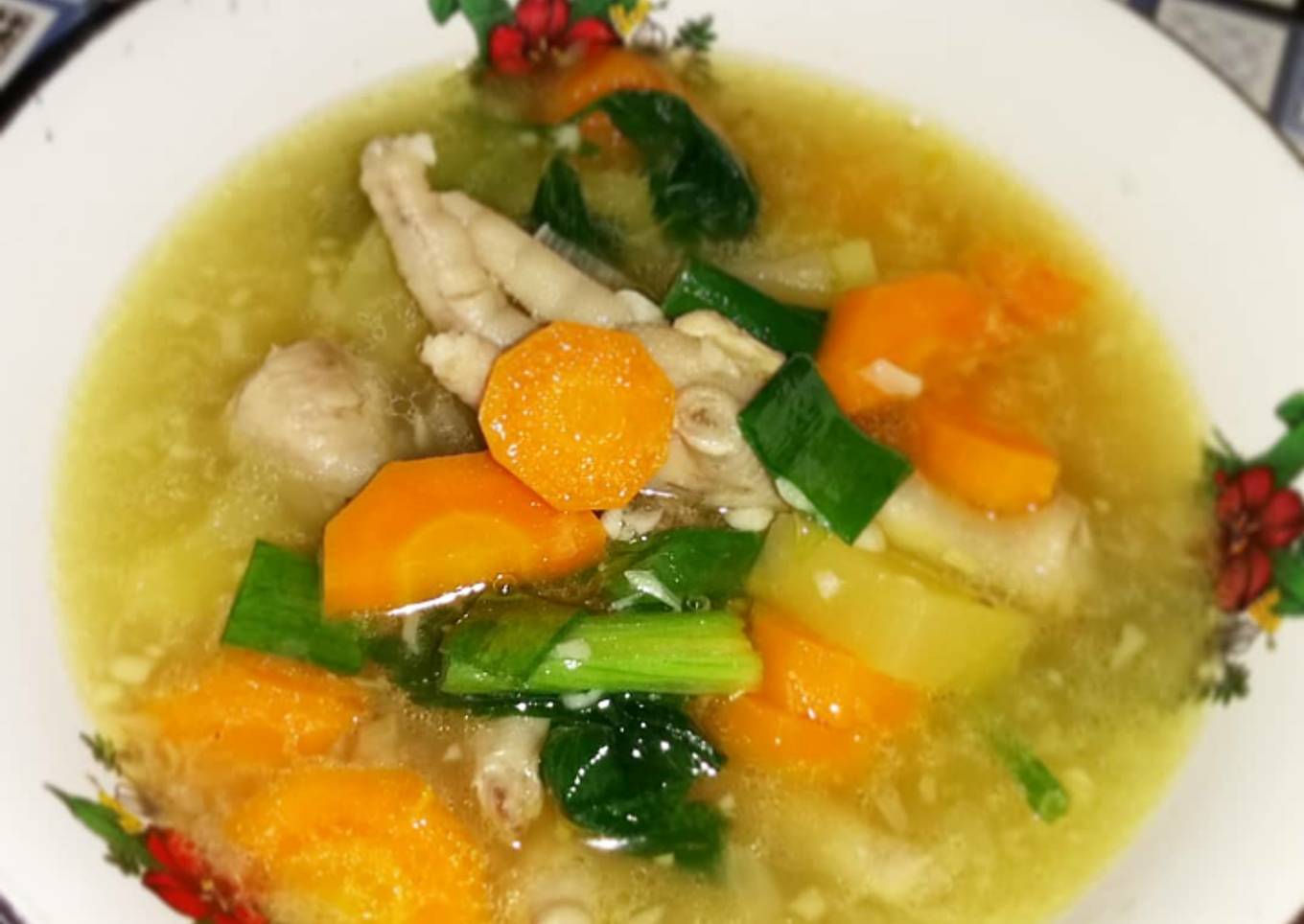 Sup kaldu ayam... simple banget😊