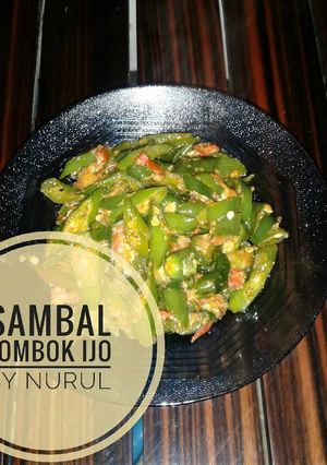 Foto resep Sambal tumis lombok ijo