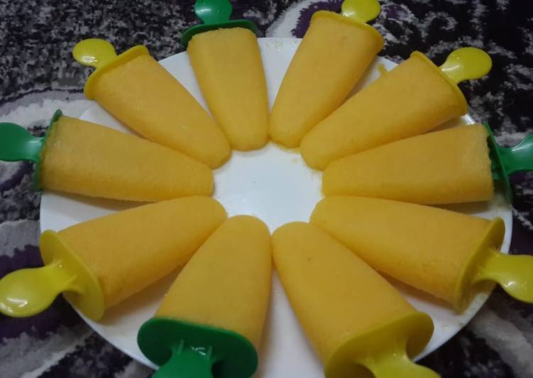 Recipe of Quick Mango Popsicles