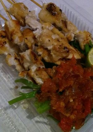 Foto resep Sate taichan+pelencing kangkung+ sambel ala mama nadyne