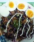 Salad tím trộn cá ngừ