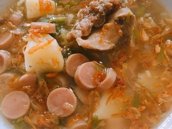 Cara Mudah Membuat Resep Sup Tulang Sapi yang Lezat Anti Ribet, Lezat Sekali