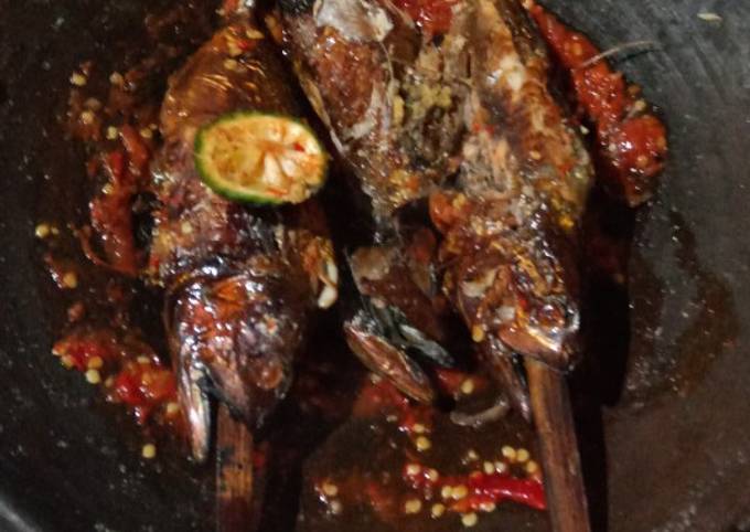 Ikan asap bakar teflon