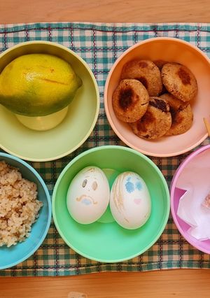 Una foto de Vianda baja en calorías 🥗 huevos cocidos, yamaní con limón y +