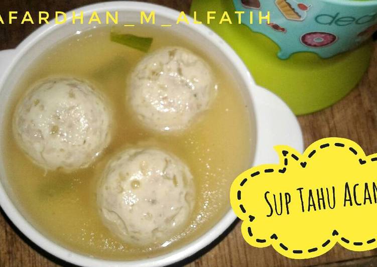Sup tahu acang