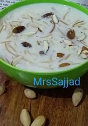 A picture of Special Sheer khurma.