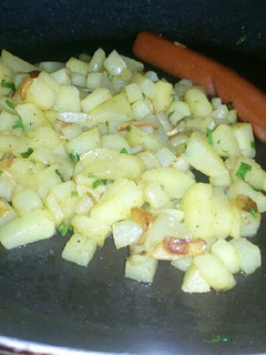 Foto resep Potato hash brown with sausage