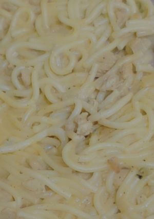 صورة لوصفة معكرونة دجاج بالجبنه 🍜
