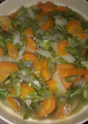 Foto resep Tumis sawi buncis wortel