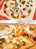 Pizza Mushroom Olive Mozzarella