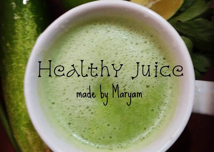 Green Healthy Juice #menuhipertensi