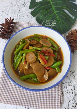 Foto resep Tumis Kecap Buncis Bakso