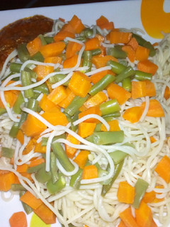 A picture of Vegetable spaghetti and stew 1.