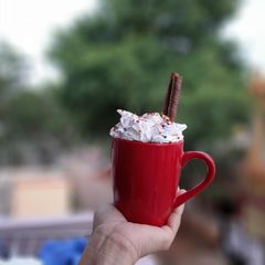 A picture of Decadent chocolate mug cake.