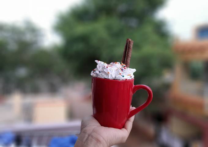 Steps to Make Any-night-of-the-week Decadent chocolate mug cake