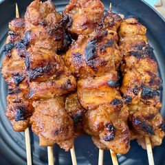 A picture of Filipino BBQ Chicken Skewers (Air Fryer Recipe).