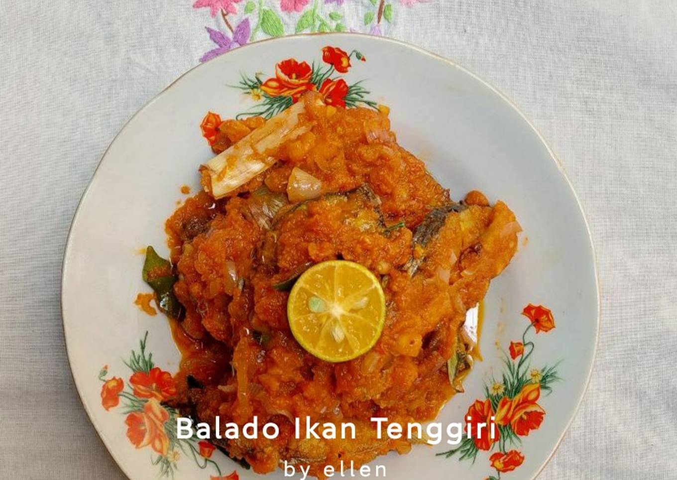 07 💝Balado Ikan Tenggiri💝