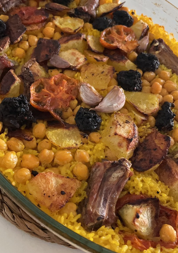 Una foto de Arroz al horno fácil y bueno
