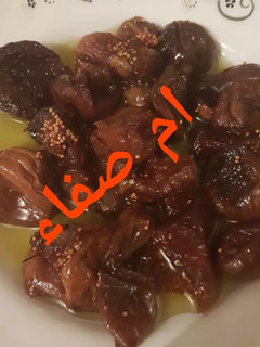 صورة لوصفة تين مجفف بالزيت زيتون