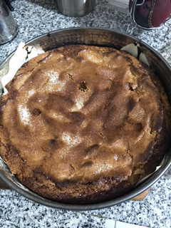 Una foto de Torta de manzana