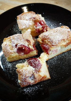 Cseresznyés piskóta 🍒 recept fotója