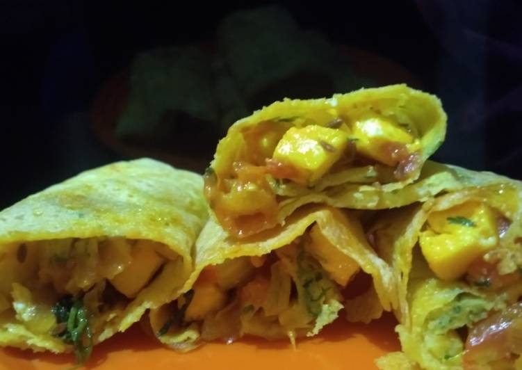 Recipe: Perfect Moongdall chilla roll