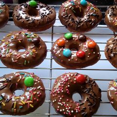 A picture of No Yeast No Eggs Donuts#stayhome.