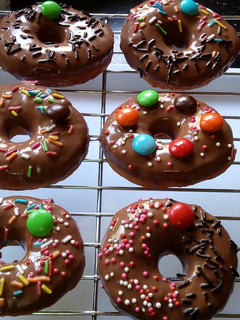 A picture of No Yeast No Eggs Donuts#stayhome.