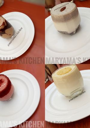 A picture of MILKSHAKES(No ice cream milkshakes)IFTAR IDEAS.