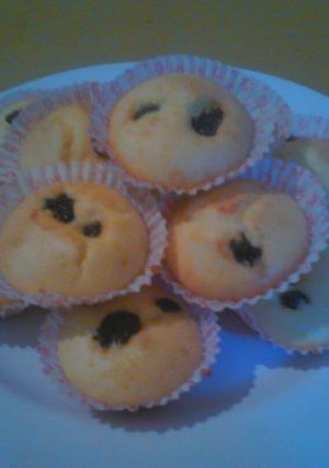 Una foto de Muffin con pasas de uva.!