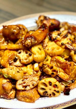 【乾鍋雞】 的食譜成品照片